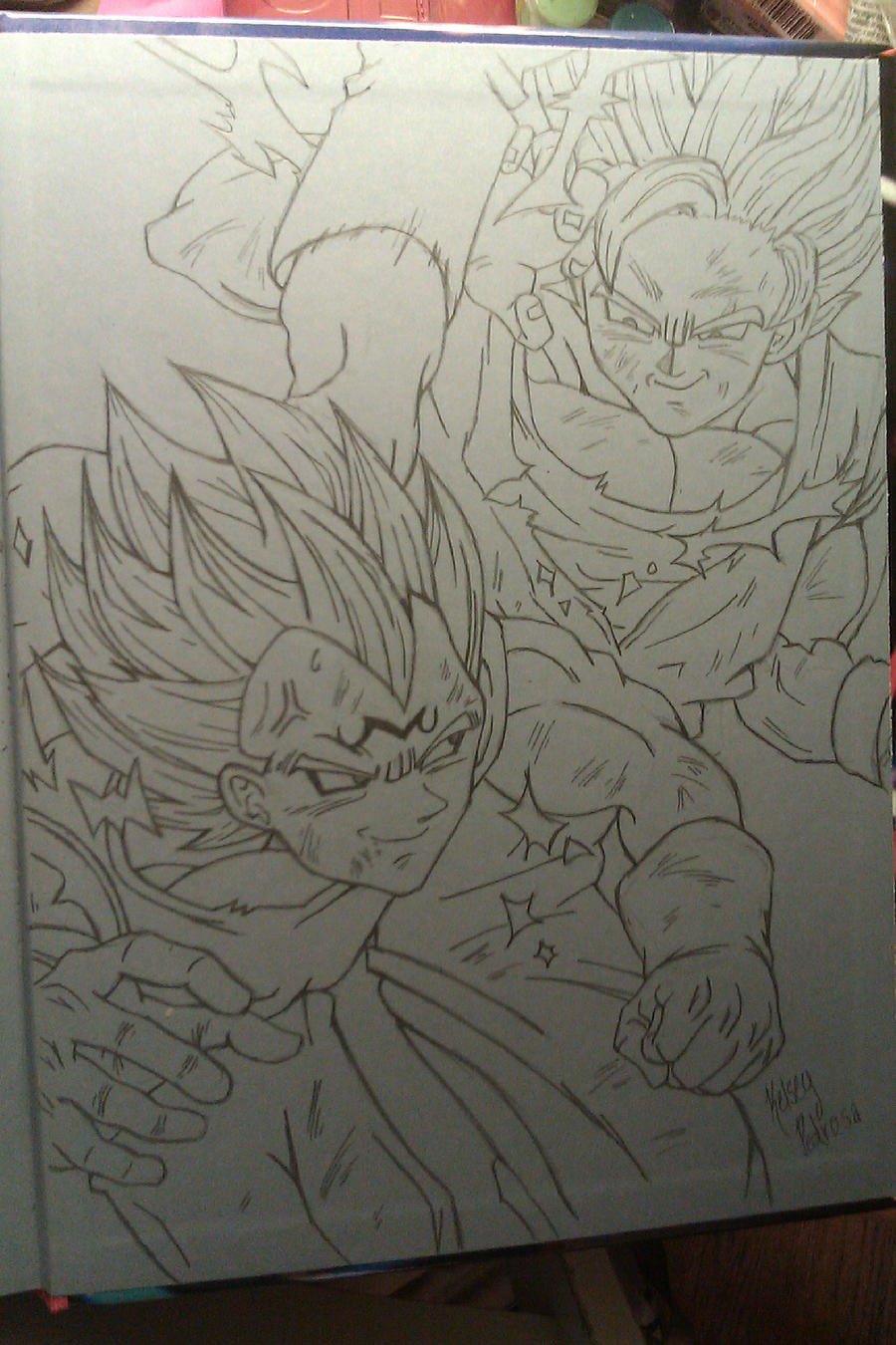 Dragon Ball Z Goku And Vegeta Drawing