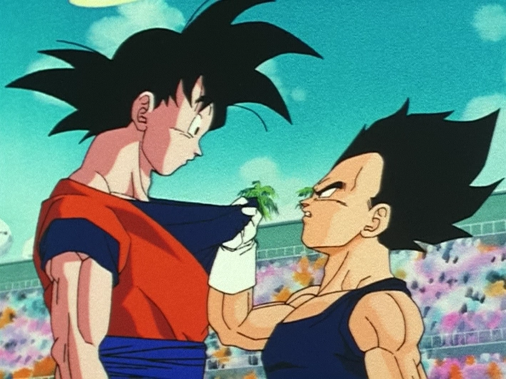 Dragon Ball Z Goku And Vegeta Kissing