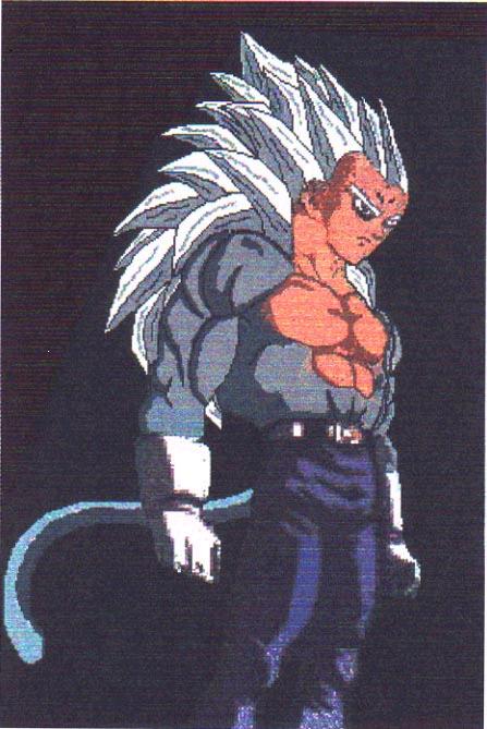 Dragon Ball Z Goku And Vegeta Super Saiyan 4 Fusion