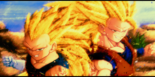 Dragon Ball Z Goku And Vegeta Super Saiyan 4 Fusion