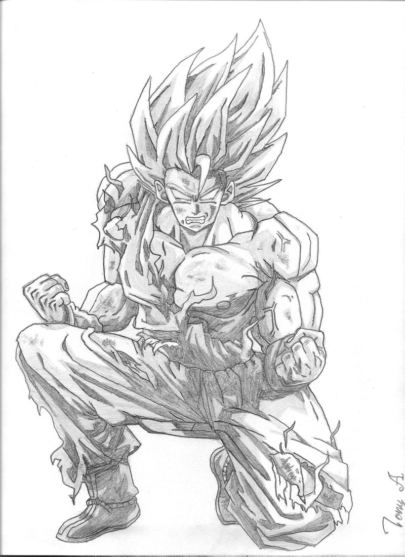 Dragon Ball Z Goku Drawings