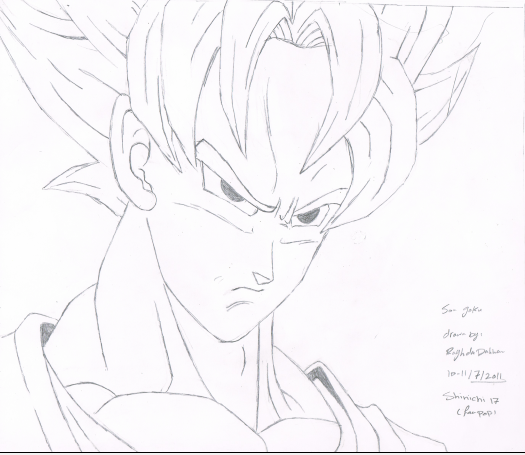 Dragon Ball Z Goku Drawings