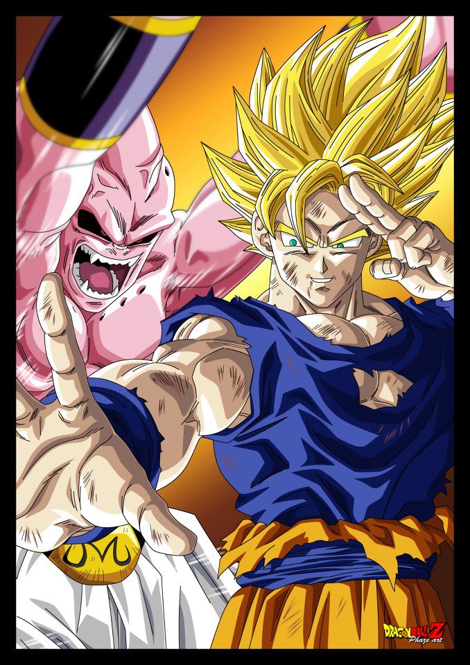 Dragon Ball Z Goku Super Saiyan 3 Vs Buu