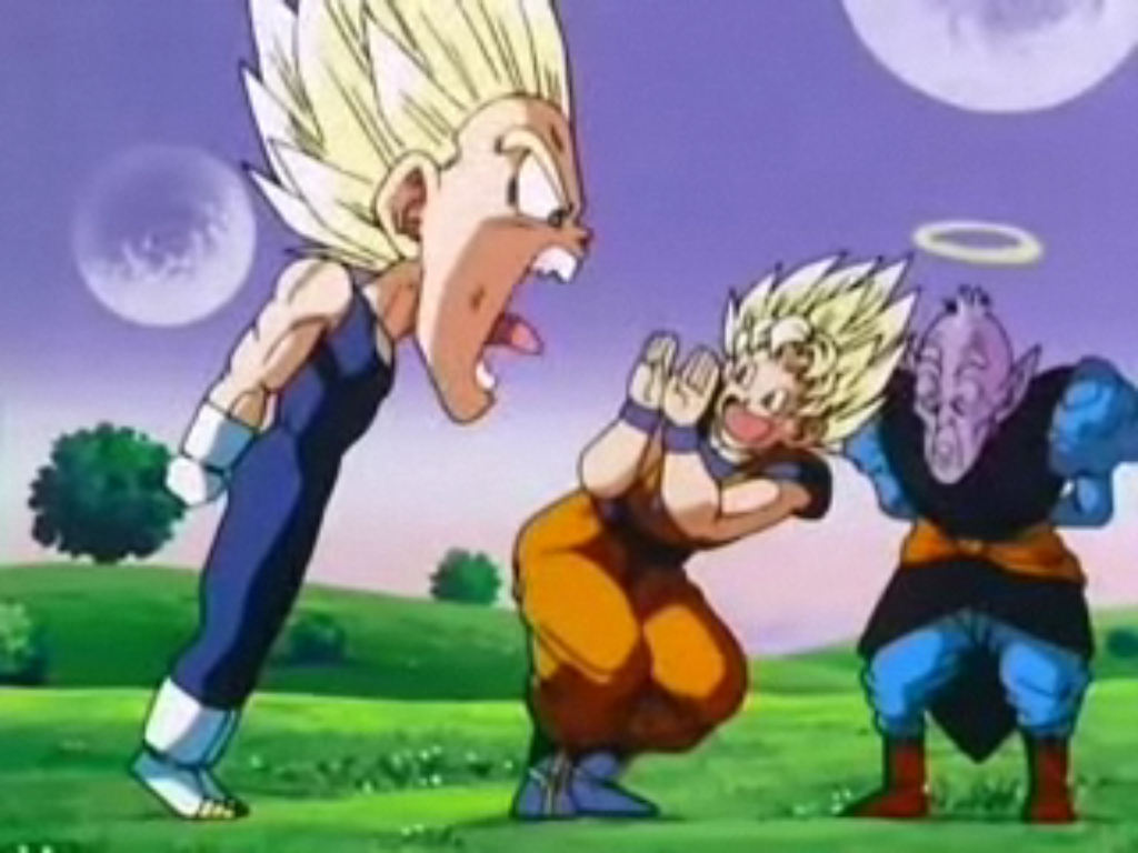 Dragon Ball Z Goku Super Saiyan 3 Vs Vegeta Super Saiyan 3