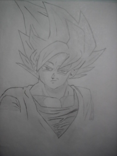 Dragon Ball Z Goku Super Saiyan 4 Drawings