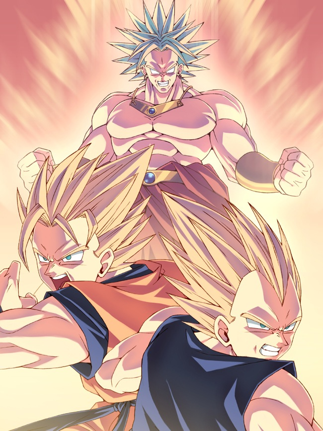 Dragon Ball Z Goku Super Saiyan 4 Vs Broly