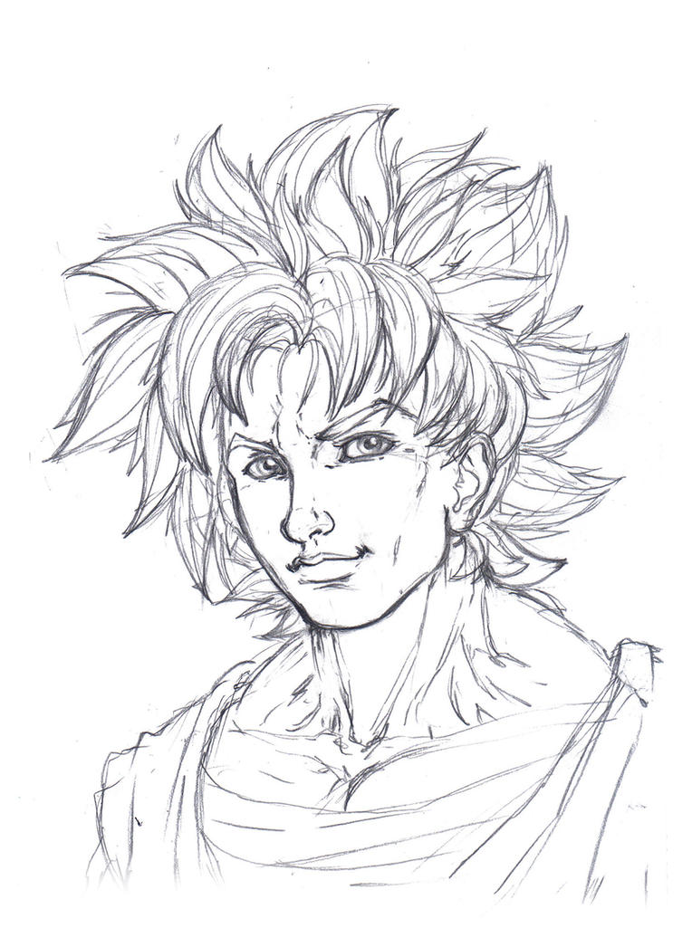 Dragon Ball Z Goku Super Saiyan 5 Drawings