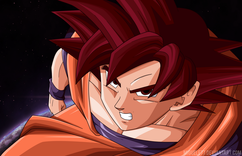 Dragon Ball Z Goku Super Saiyan God