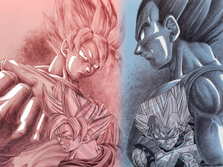 Dragon Ball Z Wallpapers Vegeta Vs Goku