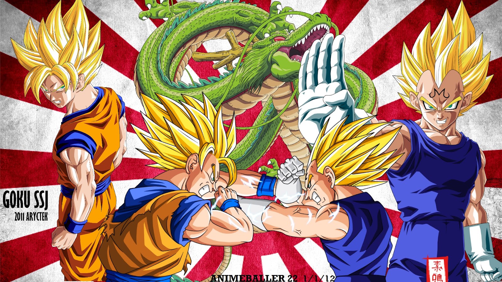 Dragon Ball Z Wallpapers Vegeta Vs Goku