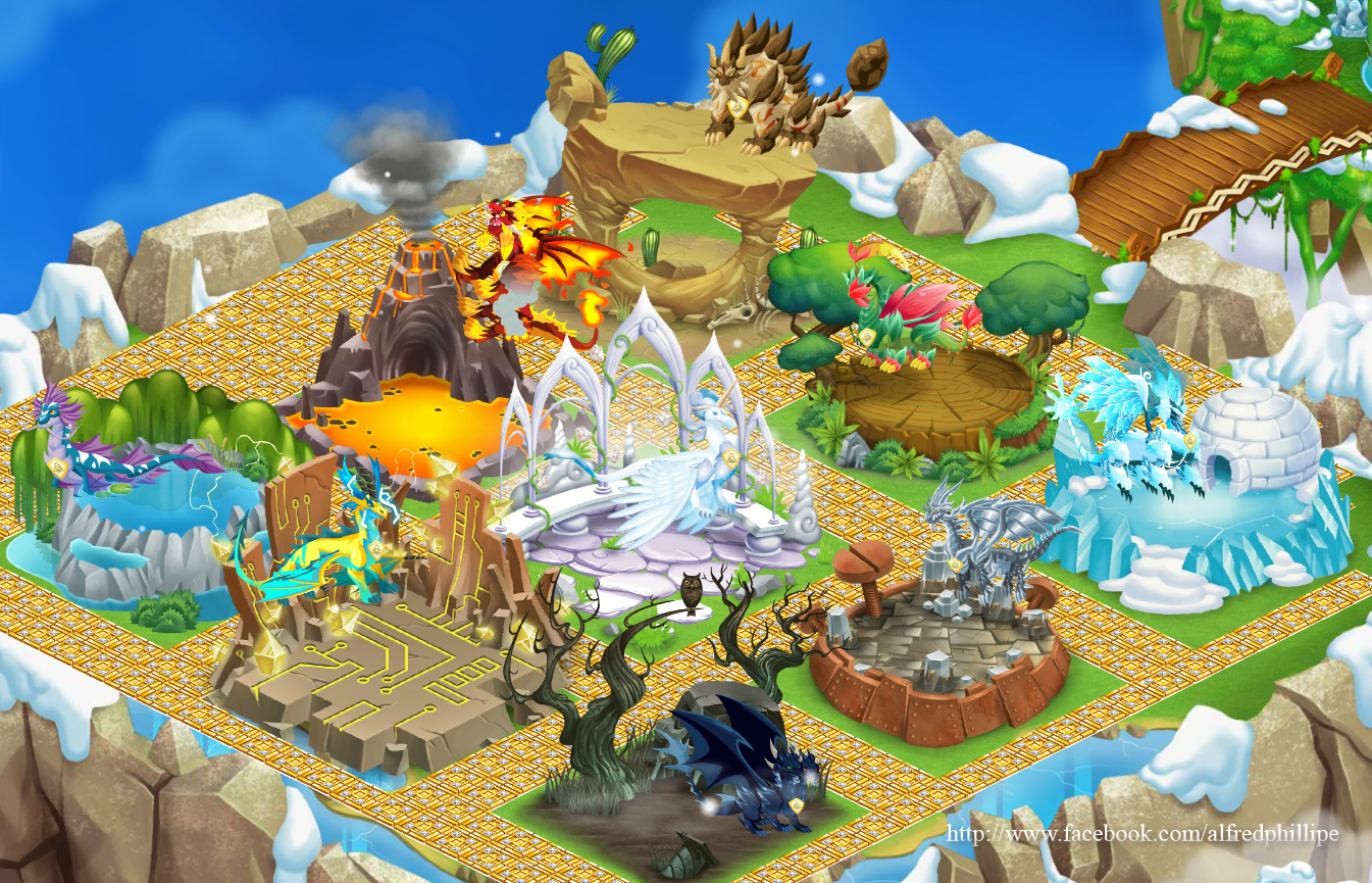 Dragon City Breeding Pure Elemental Dragons