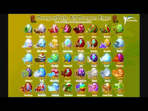 Dragon City Eggs List