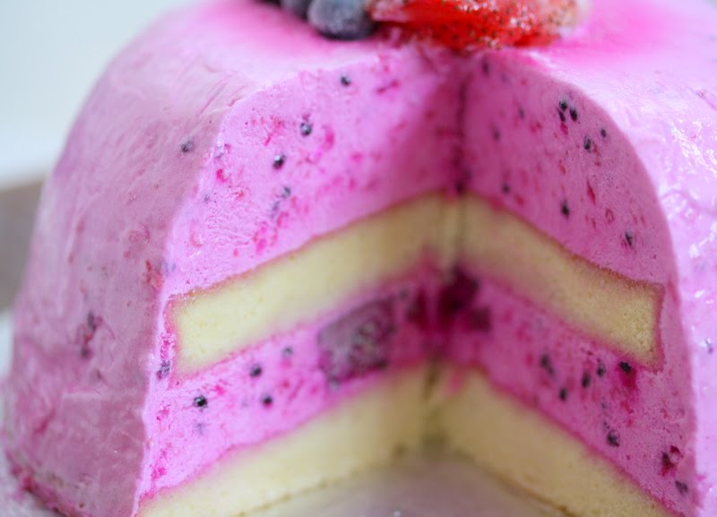 Dragon Fruit Recipes Cake