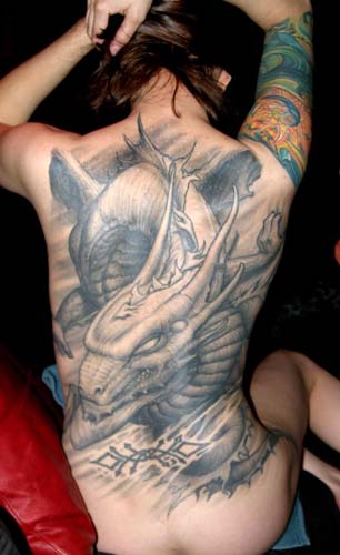 Dragon Tattoo Designs For Back