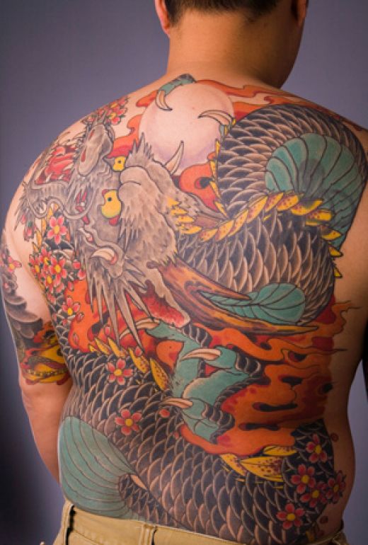 Dragon Tattoo Designs For Men Back