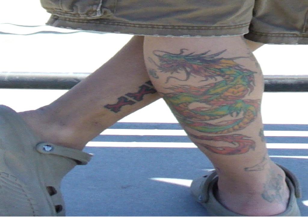 Dragon Tattoo Designs For Men Leg