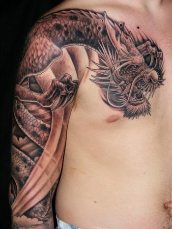 Dragon Tattoo Designs Half Sleeve