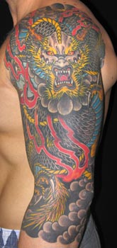 Dragon Tattoo Designs Half Sleeve