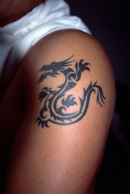 Dragon Tattoo Shoulder Back