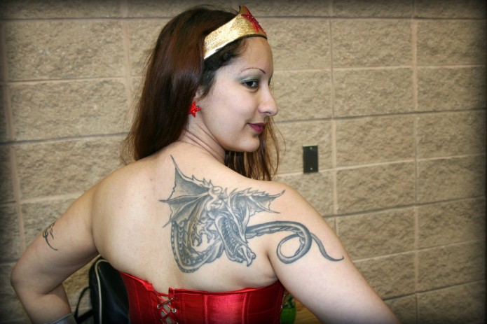 Dragon Tattoo Shoulder Back