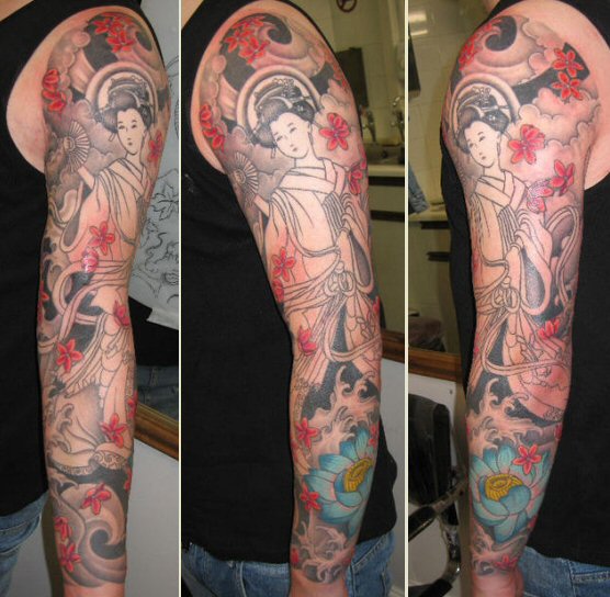 Dragon Tattoo Sleeve Black