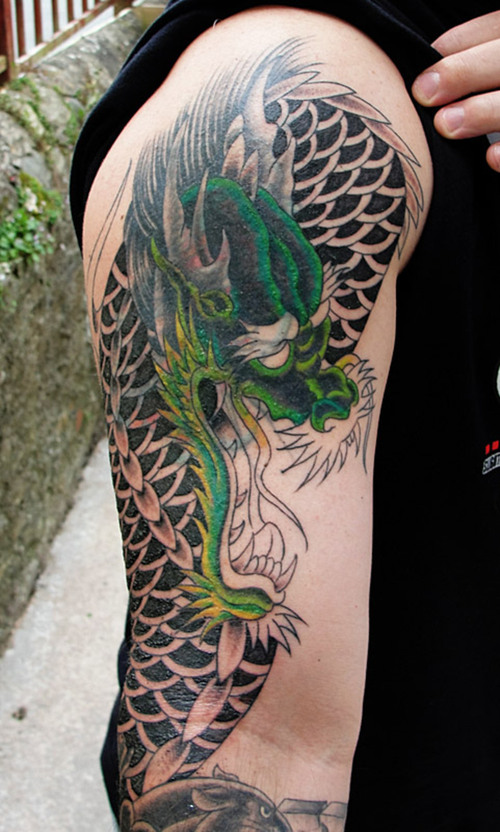 Dragon Tattoo Sleeve Designs