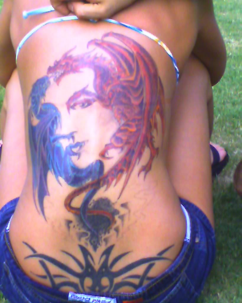 Dragon Tattoos For Girls Back