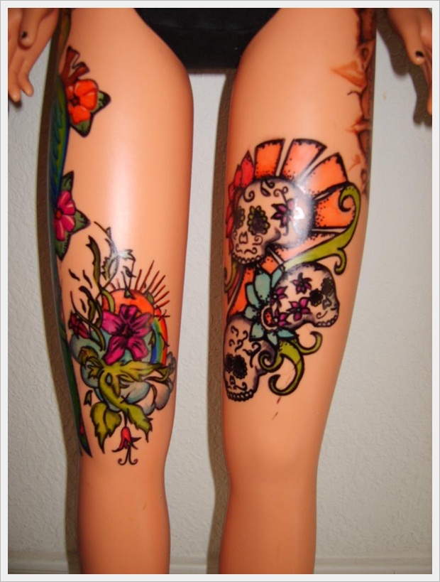 Dragon Tattoos For Girls On Leg