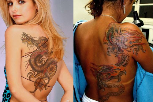 Dragon Tattoos For Girls On Side