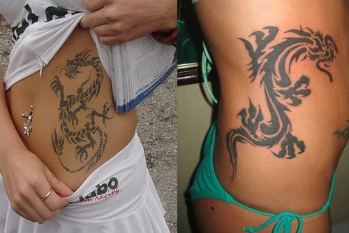 Dragon Tattoos For Girls On Thigh