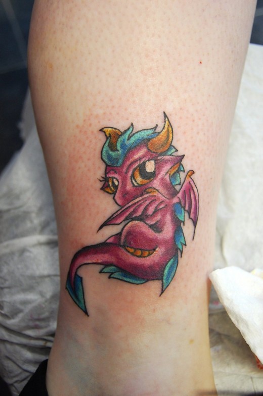 Dragon Tattoos For Women On Thigh