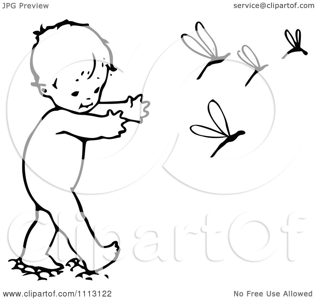 Dragonfly Clipart Black And White