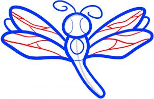 Dragonfly Drawing For Kids