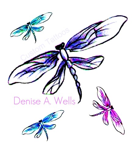 Dragonfly Drawing Tattoo