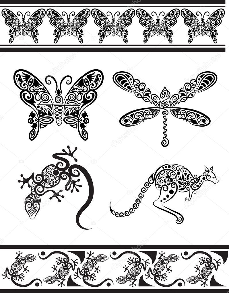 Dragonfly Drawings Designs