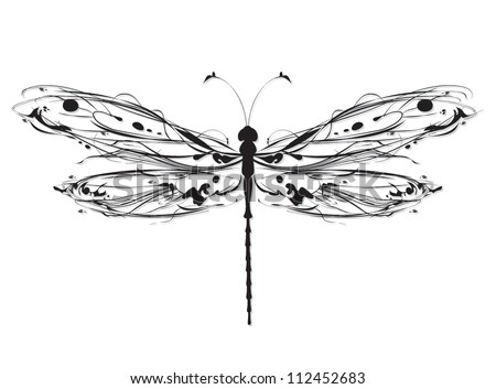 Dragonfly Drawings Designs