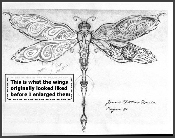 Dragonfly Tattoo Art