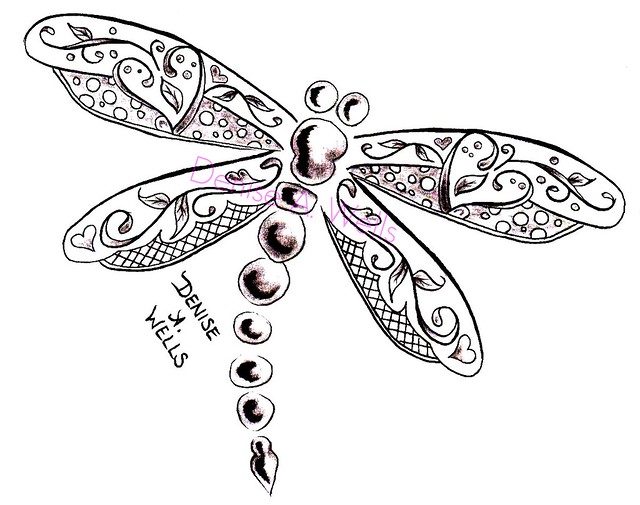 Dragonfly Tattoo Designs For Women