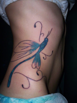 Dragonfly Tattoo Designs On Foot