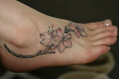 Dragonfly Tattoo On Foot