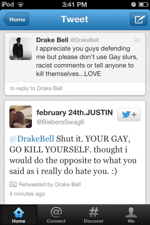 Drake Bell Justin Bieber Twitter Drama