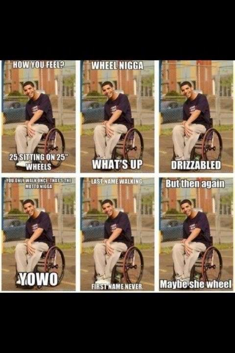 Drake Degrassi Wheelchair Meme