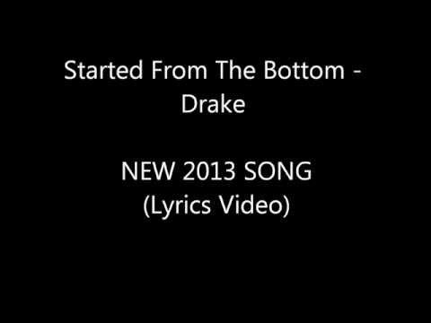 Drake Started From The Bottom Lyrics Youtube