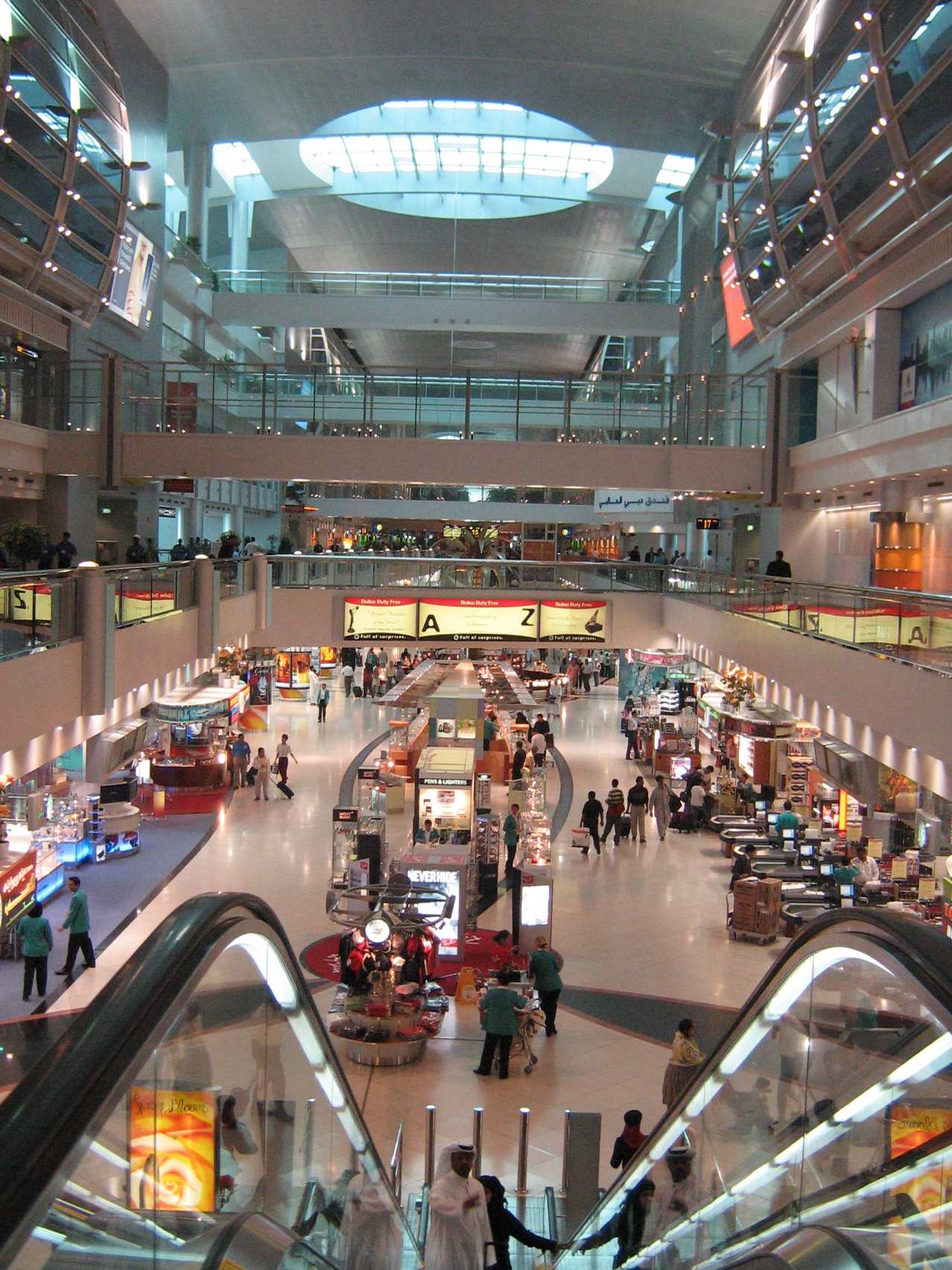 Dubai Airport At Night