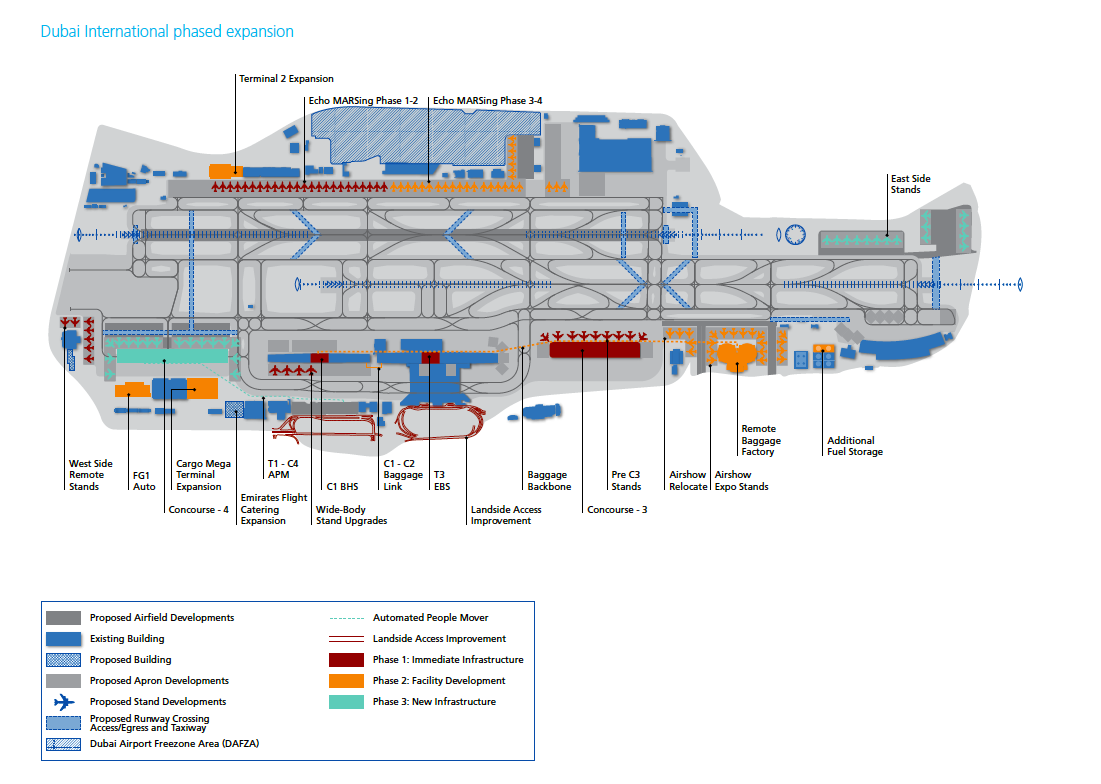 Dubai Airport Map