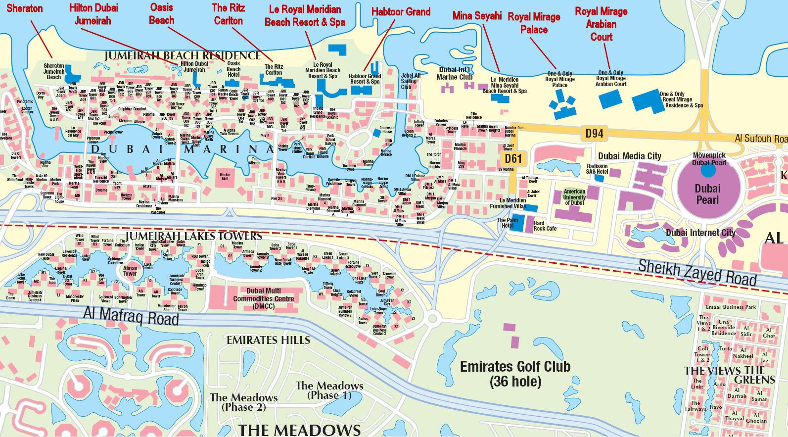 Dubai Airport Shopping Map