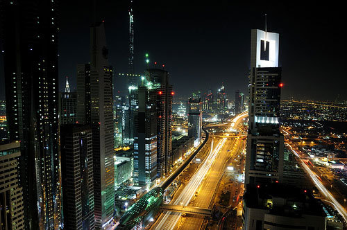 Dubai City At Night