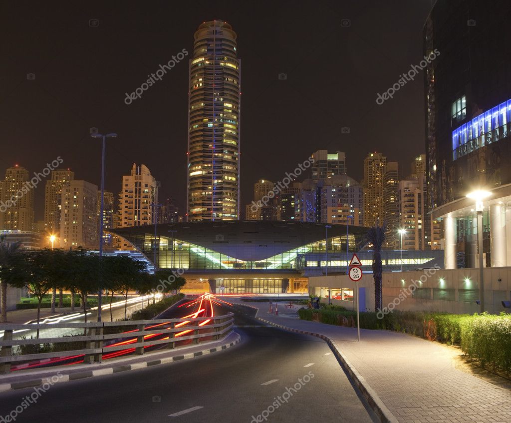 Dubai City At Night