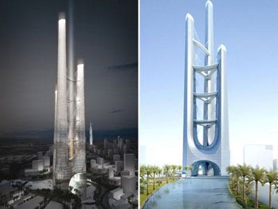 Dubai City Tower Comparison