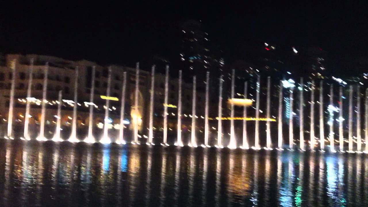 Dubai Mall Fountain Show Video